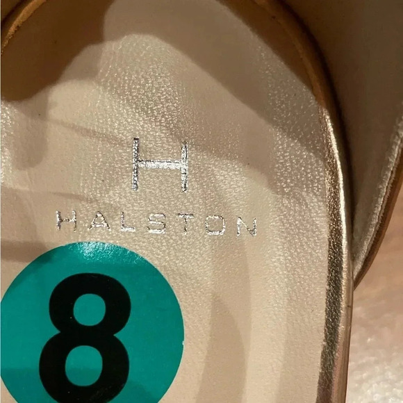 💥Halston rose gold block heel sandal Shoe
Style: HH/PRACTICL2-S Women’s 8 - Picture 8 of 9